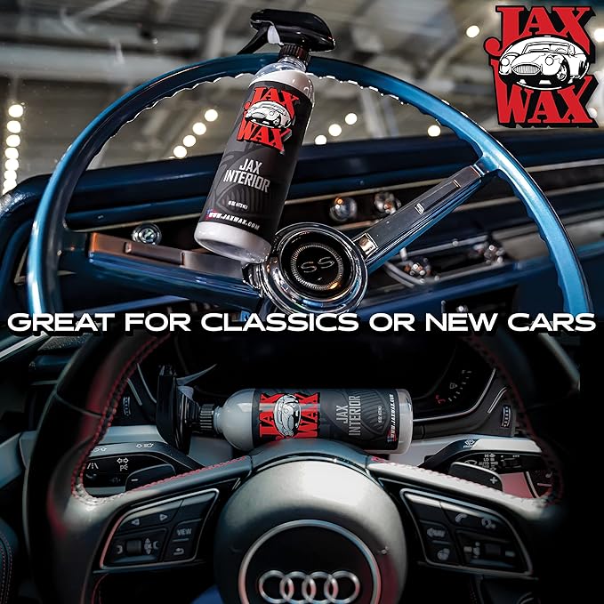 Jax Wax Interior Detailer - One Step Cleaner and Conditioner, Car and Boat Interior Cleaner, 16 Ounce