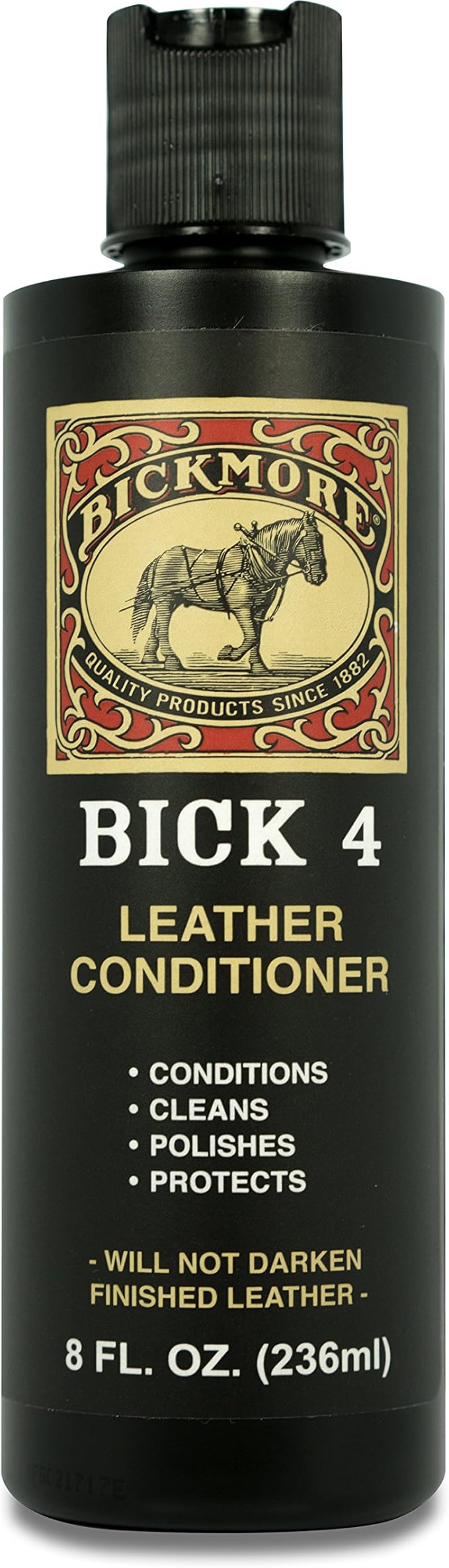Bick 1 Leather Cleaner & Bick 4 Leather Conditioner - Will Not Darken Leather - Safe For All Colors of Leather Apparel, Furniture, Jackets, Shoes, Auto Interiors, Bags & Accessories
