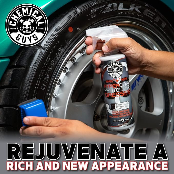 Chemical Guys G6 HyperCoat High Gloss Protectant Dressing, For Vinyl, Rubber, Plastic, Tires and Trim, Gloss Dressing Restores Shine & Protection for Cars, Trucks, Motorcycles, SUVs and RVs, 16 oz