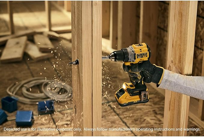 DEWALT 20V MAX XR Brushless Cordless 1/2 in. Drill Driver Kit With DEWALT POWERPACK Batteries and Charger (DCD801QQ2)