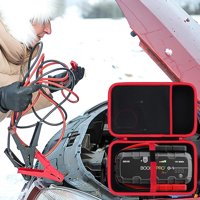 Storage Case Compatible with Boost X GBX155 / Boost Pro GB150 UltraSafe Jump Starter Portable Lithium Battery Booster Pack