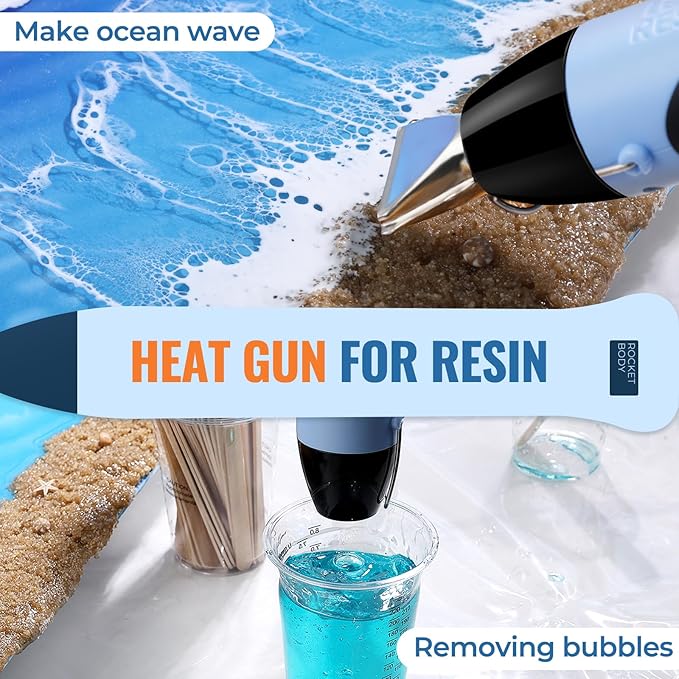 Bundle Resin Bubble Remover Machine and Heat Gun for Resin
