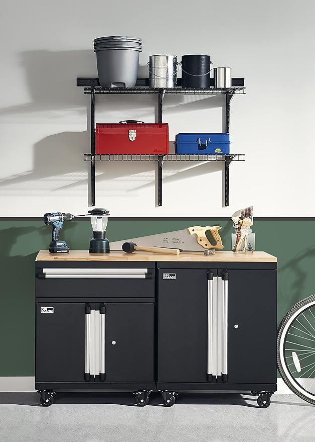 ClosetMaid ProGarage Workbench Top, Heavy Duty Rubberwood, Scratch Resistant, Durable, for Garage or Workshop