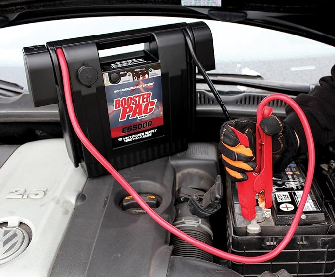 Booster PAC ES5000 1500 Peak Amp 12V Jump Starter and Clore Automotive Jump-N-Carry JNC660 1700 Peak Amp 12 Volt Jump Starter Bundle