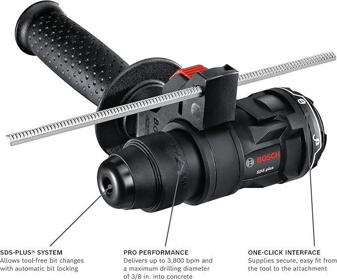 BOSCH GFA12-H SDS-plus Rotary Hammer Attachment For Bosch GSR12V-140FC & GSR12V-300FC