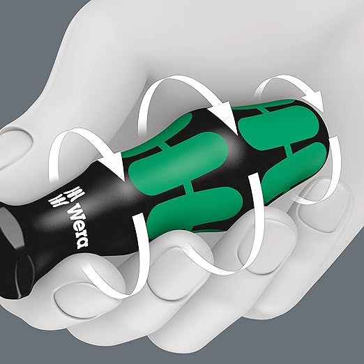 Wera 05008706001 Kraftform Plus 350 PH Phillips Screwdriver, Without Lasertip, PH 0 Head, 4" Blade Length