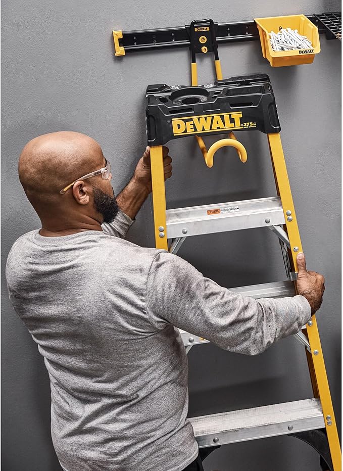 DEWALT Tool Organizer, Ladder Hook, 25lb Capacity, DEWALT Workshop Storage System Compatible (DWST82810)