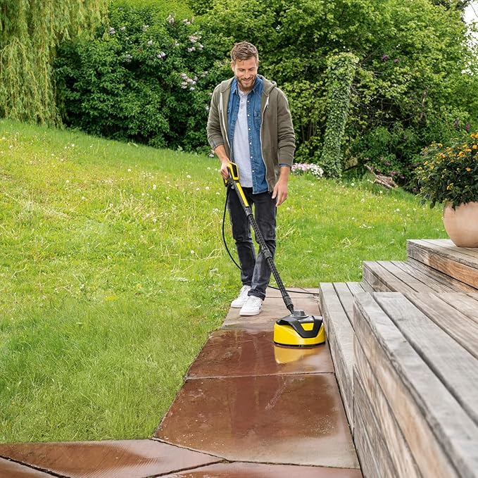 Kärcher - T 5 T-Racer 11" Electric Power Pressure Washer Surface Cleaner Attachment - 32" Extension Wand Included - 2600 PSI - for Kärcher K1-K5