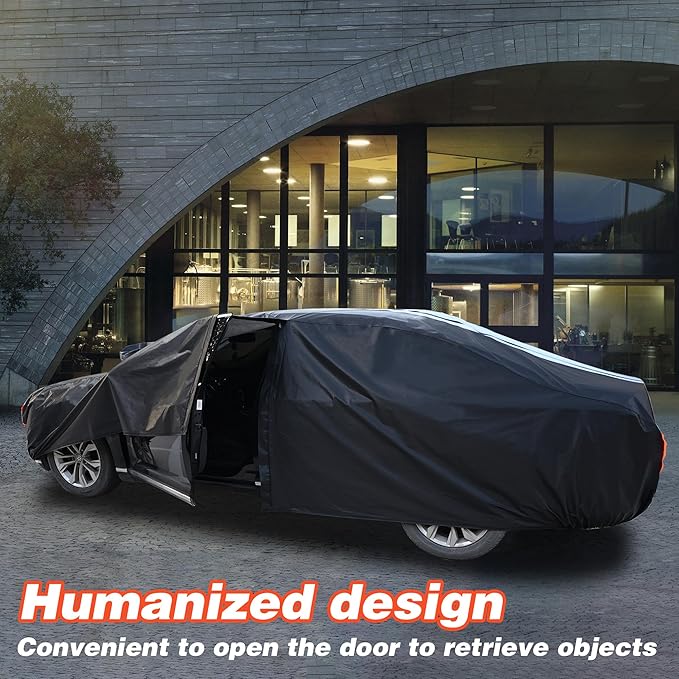 Toyota RAV4 Car Cover 100% Waterproof All Weather, Gift with Towel, 10 Layers Car Cover Custom Fit 2006-2026 Toyota RAV4, Outdoor Full Exterior Cover Rain Sun UV Protection with Door Zipper.