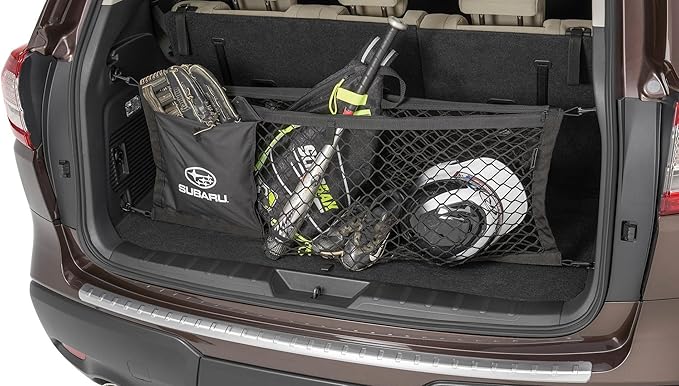 Subaru 2019-2026 Subaru Ascent Rear Compartment Cargo Net Black Mesh F551SXC001 Genuine