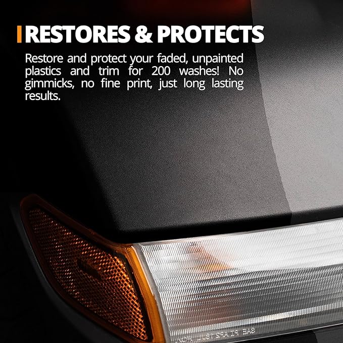 CERAKOTE® Ceramic Trim Coat Kit - Quick Plastic Trim Restorer - Ceramic Coating Guaranteed Restoration to Last Over 200 Washes – A Ceramic Coating, Not a Dressing