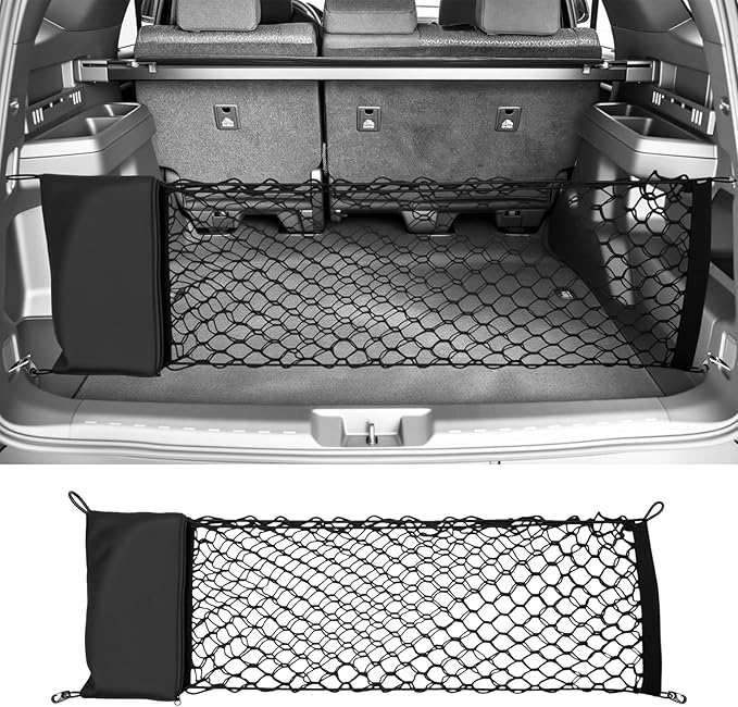 Trunk Cargo Net for 2025 2026 Toyota 4Runner Trunk Organizer Net Anti-Slip Rear Mesh Cargo Netting for 4 Runner SUV Accessories(Envelope Style)