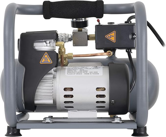 SENCO PC1010 1/2-Horsepower 1-Gallon Finish and Trim Hot Dog Air Compressor Portable Tire Inflator For Car