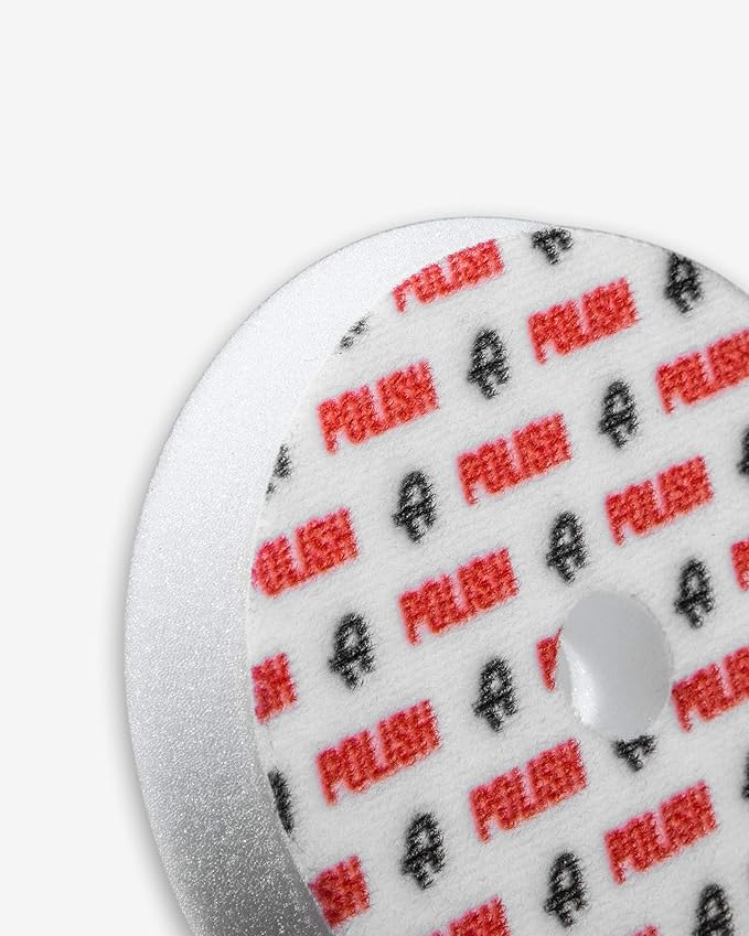 Adam's Polishes Premium Polisher Pads - Expertly Designed Soft Foam Finishes & Glosses Better Than Ever - Color Coded to Match with Recommended Polishes or Compounds (6.5, White Polish Pad)