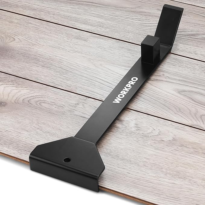 WORKPRO 17＂ Heavy Duty Pull and Pry Bar, Professional Pull Bar Flooring Tool for Wood Floor, Vinyl Plank, LVP, LVT and Floating Floor Installation