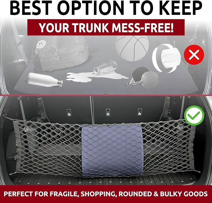 Envelope Trunk Cargo Net For TOYOTA Highlander 2014 2015 2016 2017 2018 2019