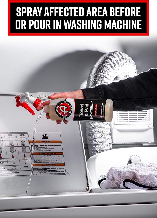 Adam's Polishes Microfiber Towel & Pad Cleaner - Keep Your Detailing Cloths, Applicators, & Pads Bright and Soft to Ensure a Scratch Free Surface - Tough on Grime, Gentle on Microfiber & Pads
