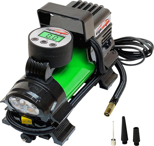 epauto 12V DC Portable Air Compressor Pump, Digital Tire Inflator