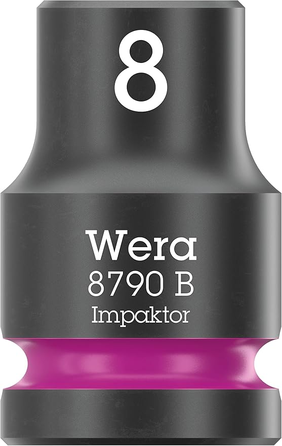 WERA - 05005530001-8100 SB 12 Zyklop Comfort Ratchet Set, reversing Lever, 3/8" Drive, Metric, 16 Pieces