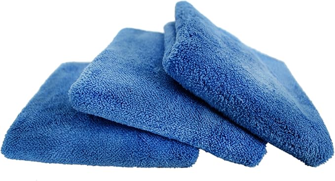 Maxshine 16" x 24" Universal 6-Pack Blue & Grey Microfiber Towels – 600GSM Ultimate Crazy 2C Series – Ultra-Soft & Absorbent Towels for Car Detailing, Drying & Polishing