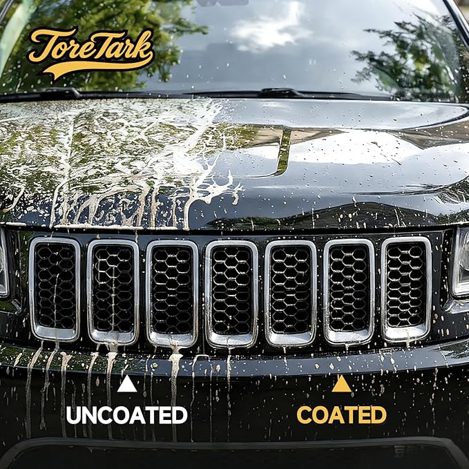 Real Ceramic Coating for Cars Polish (3.38 Fl Oz), Unmatched Shine Car Wax Coating Spray, No Pungent Smell, Quick Detailer Spray Wax, Lasts 50+ Washes Car Paint Sealant