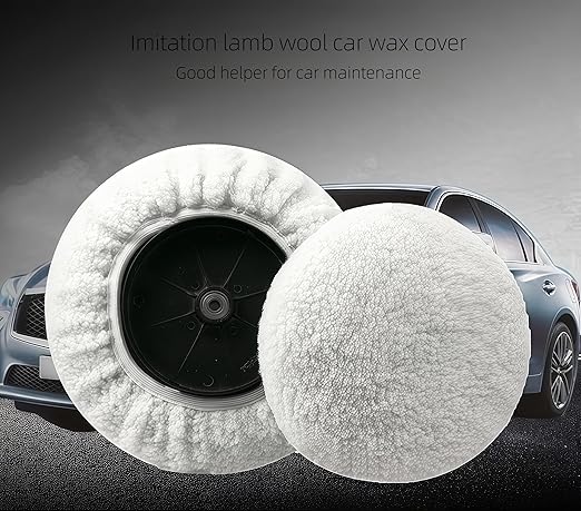 5 Pcs 10 INCH Polisher Polish Pad Polishing Buffling Car Buffer Waxer