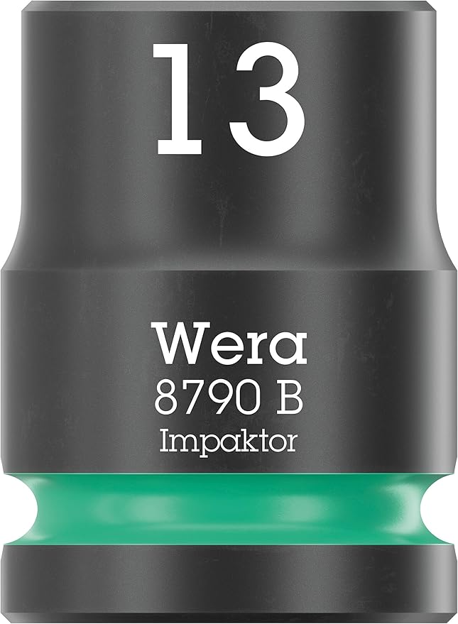 WERA - 05005530001-8100 SB 12 Zyklop Comfort Ratchet Set, reversing Lever, 3/8" Drive, Metric, 16 Pieces
