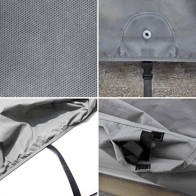 Leader Accessories Truck Car Covers for Automobiles All-Weather Limited Waterproof, Breathable Full-Exterior Covers for Indoor and Outdoor Use, Fits Pick Up 241"-250"