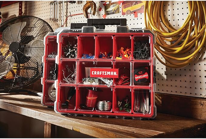 CRAFTSMAN Tool Box Organizer, Heavy Duty, Removable Compartments For Small Parts (CMST14520)