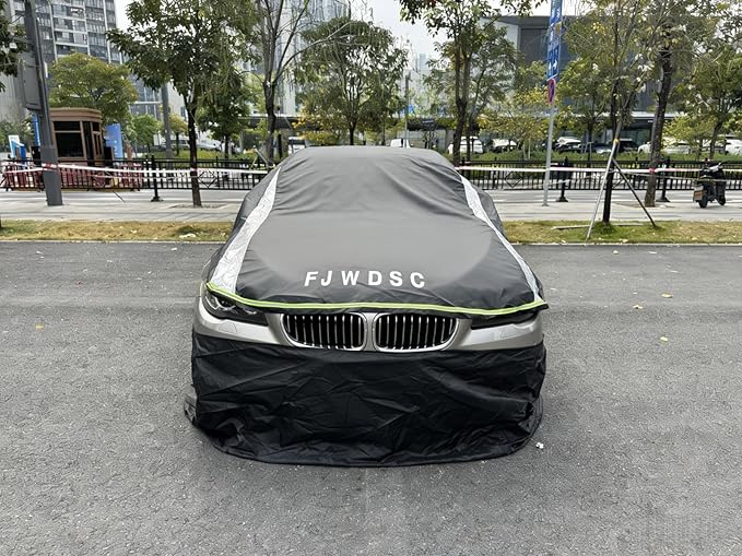 Full Enclosed Car Cover Universal Fit Wrangler 2 Door 1987-2025 YJ/TJ/JK/JL,Kia Soul,Honda fit,Chevy Trax,Encore,Kona/Veloster,HR-V 2015-2022 Fit Small SUV/Hatchback/Jeep Length up to 171 in