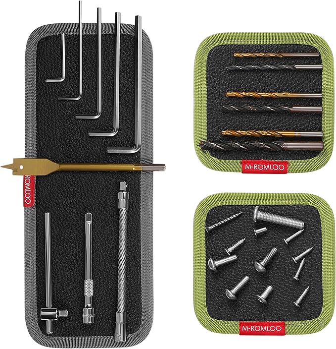 Magnetic Tool Mat Set, Mechanic's Magnetic Tray, Screw Mat & Garage Accessory 3pcs