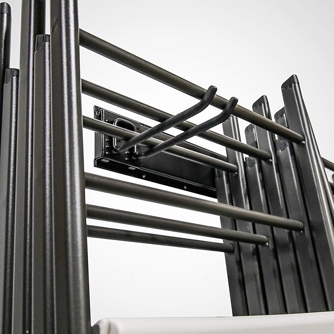 RaxGo Chair Storage Rack, Wall Mounted Folding Chairs Organizer and Hanger System,For Home, Garage, Heavy Duty