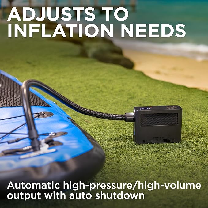 Universal Inflator, Tire Inflator, Air Compressor, Paddle Board Pump, for Car, Bike Pump, Inflatable Pool Floats, Air Mattress, Ball, 85737