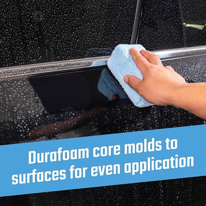 Chemical Guys Premium Grade Microfiber Applicator Pads - Ultra-Soft Foam Core,Safe for Sealants,Tire Dressings,Interior and Exterior Detailing,Car,Truck,SUV,RV,Motorcyle Care,(Pack of 16)