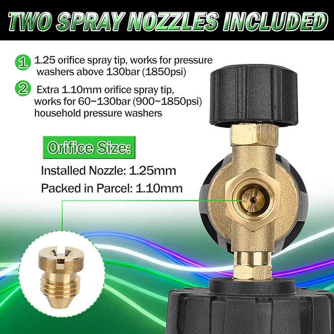 BEAR FORCE Innovative Pressure Washer Foam Cannon Pro+ (Thicker Foam, 3 Times of Life), 2026 Car Wash Snow Foam Blaster with One-Click Disassembly Technology + 1/4" Quick Plug, 34oz Bottle