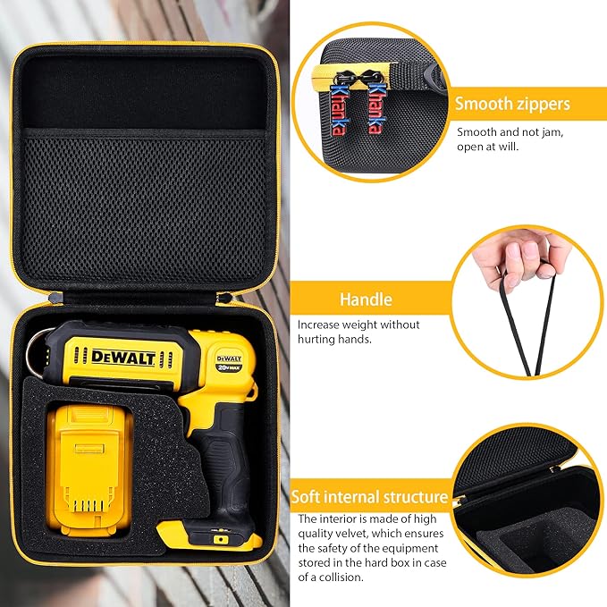 khanka Hard Case for DEWALT 20V MAX LED Hand Held Work Light (DCL050),Case Only