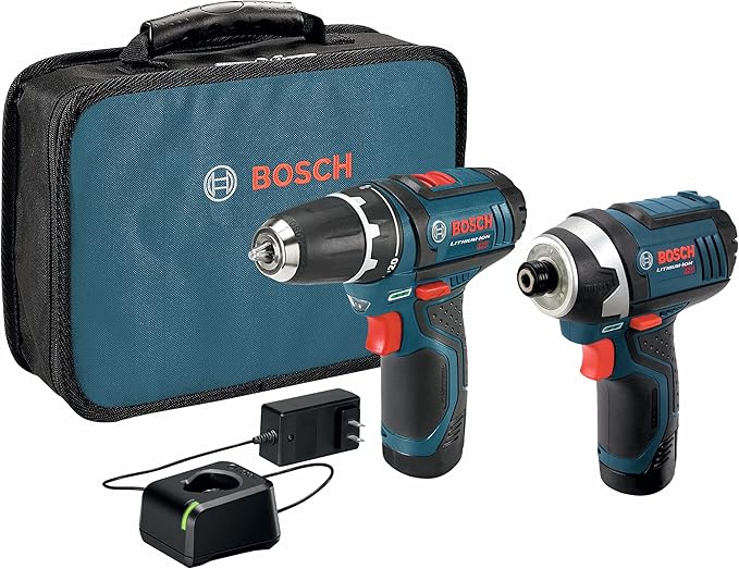 Bosch 12V Max Cordless 2-Tool Combo Kit with Drill/Driver and Impact Driver (CLPK22-120)