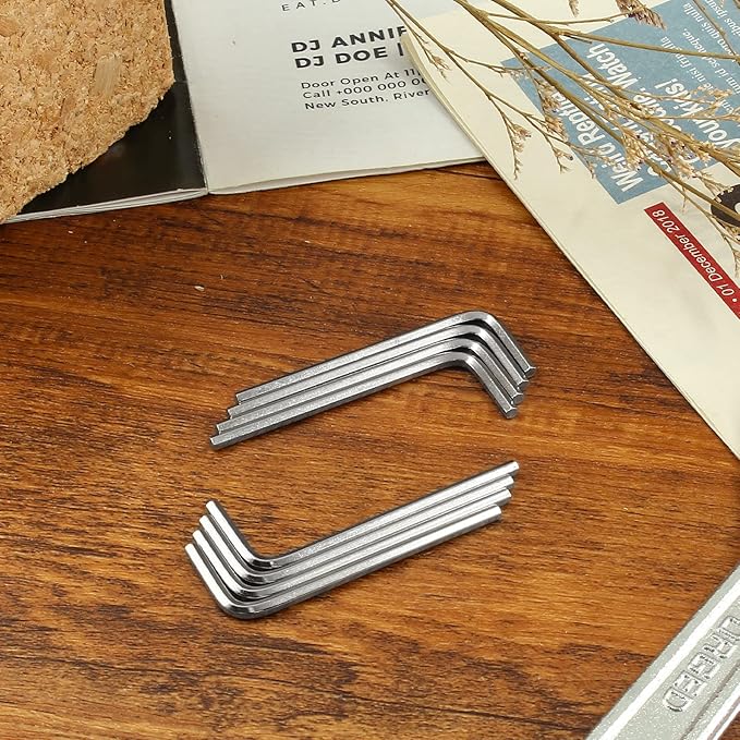 Piutouyar 2.5mm Hex Key Wrench, Allen key Wrench,20Pcs L Shaped Wrench, Hex Key Hexagon Head Replacement, Small Hex Wrench for Repairing Bike, Furniture