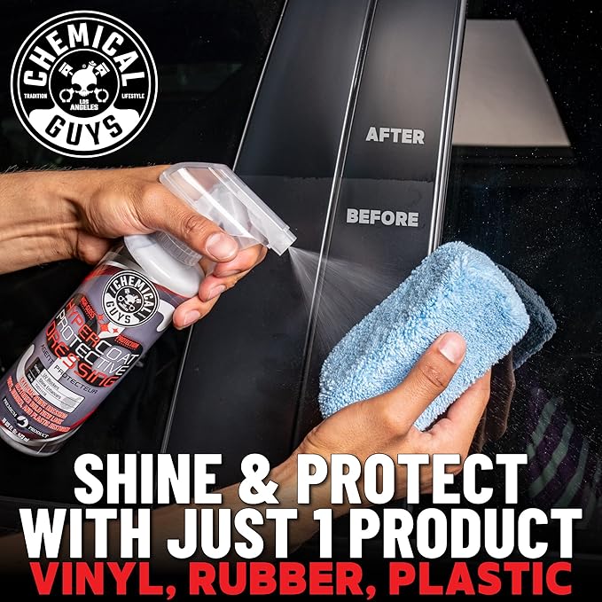 Chemical Guys G6 HyperCoat High Gloss Protectant Dressing, For Vinyl, Rubber, Plastic, Tires and Trim, Gloss Dressing Restores Shine & Protection for Cars, Trucks, Motorcycles, SUVs and RVs, 16 oz