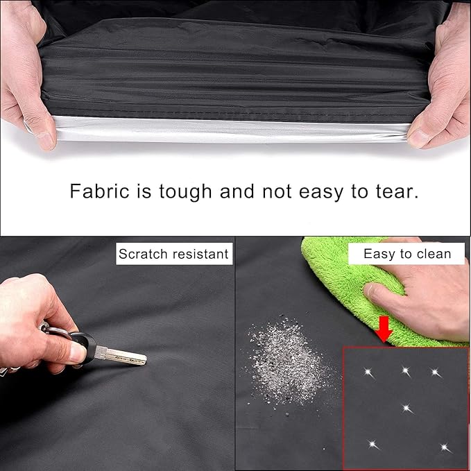 UV Protection Car Cover Windproof Dustproof Scratch Resistant Outdoor Universal Full Car Covers for Hatchback 2S