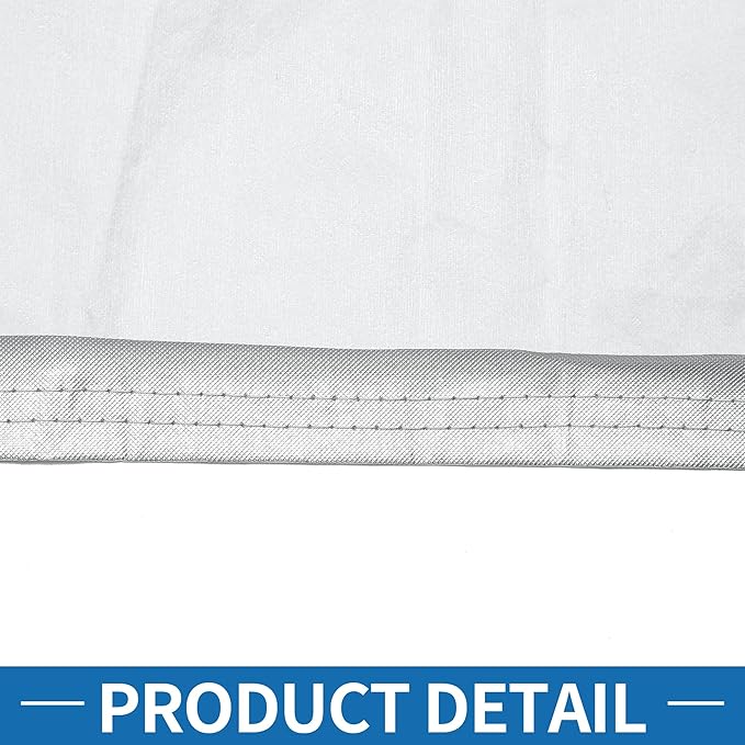 Car Windshield Cover Half Car Cover Top with Reflective Straps for Ice and Snow for Most Car Silver Tone 67" x 71"