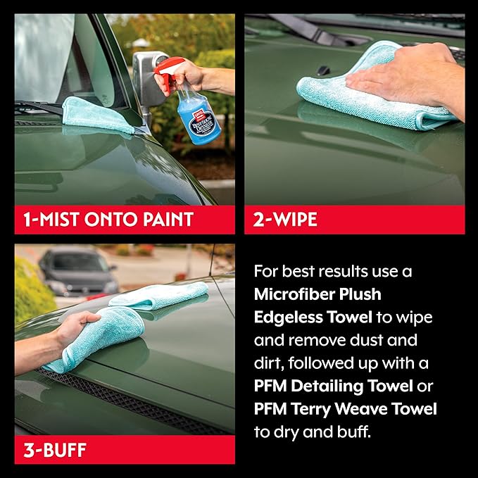 Griot's Garage Best of Show Detailer for Car Detailing, Wipes Away Dust, Fingerprints, and Light Dirt, Improves Paint Gloss and Color Between Washes, 10980, 22oz