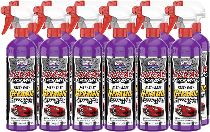 Lucas Oil 11294 Slick Mist Ceramic Speed Wax - 24 Ounce (Pack of 2)