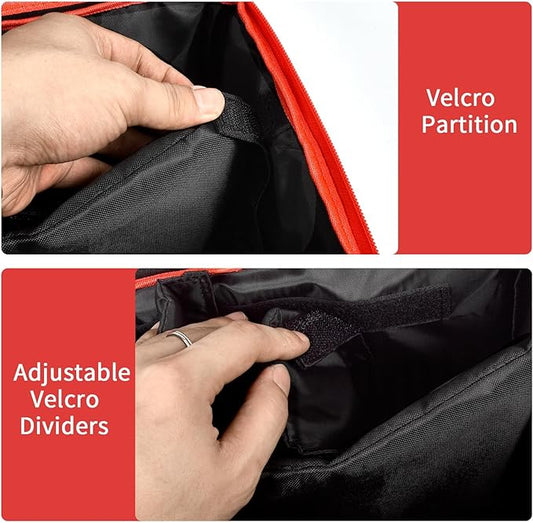 Air Compressor Bag Compatible with Craftsman V20 Tire Inflator (CMCE520B). Tire Inflator Case Travel Carrying Storage Holder Portable Organizer for Craftsman 20v Batteries and Charger (Box Only)