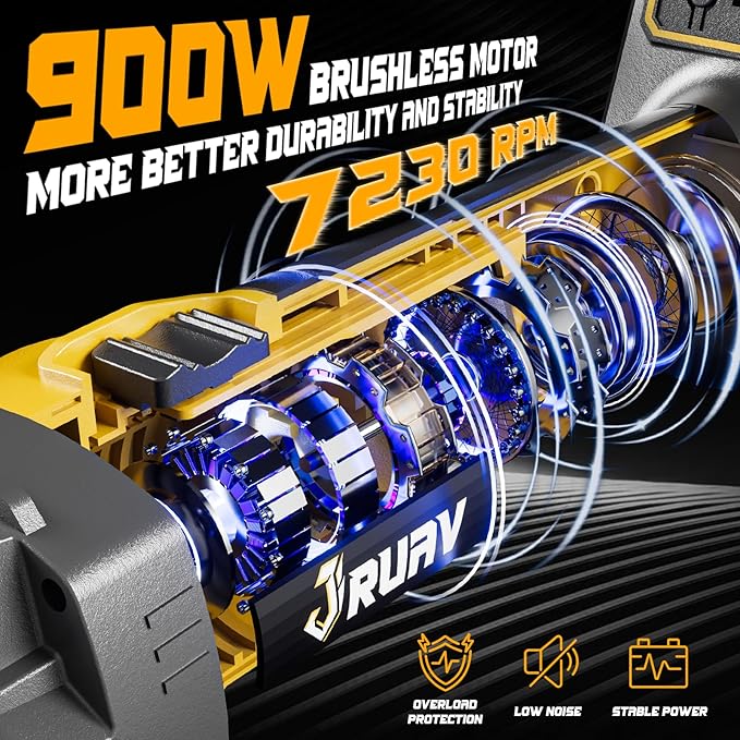 Cordless Buffer Polisher for Car Detailing,7230 RPM Car Buffer Polisher,21V 4.0Ah Li-ion Battery,Cordless Polisher With 29 PCS Car Detailing Kit,for Polishing, Waxing, Boat Sanding, Scratch Removing