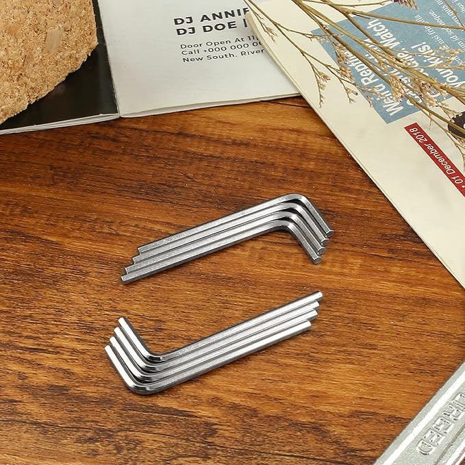Piutouyar 3mm Hex Key Wrench, 20pc L-Shaped Allen Key Set for Bike & Furniture Repair