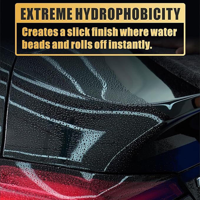 Ceramic Coating Selant Spary for Cars - 20 oz High Gloss & Shine Ceramic Spray Coating with Towels for Extremely Hydrophobic and Unmatched Slickness (2Pack)