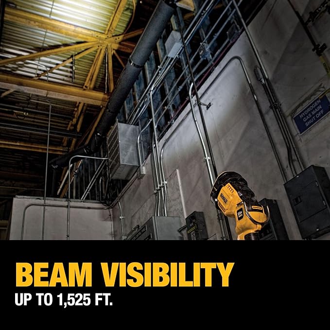 DEWALT 20V MAX LED Work Light, Handheld Spotlight with 508 Yard Distance, Pivoting Head, 1500 Lumens, Cordless, Battery Not Included (DCL043)