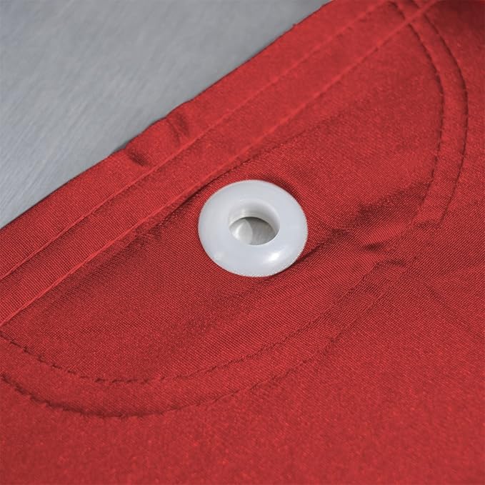 Budge Indoor Stretch Car Cover, Premium Dustproof Protection with Soft Fleece Lining, Breathable Indoor Car Cover Fits Vehicles up to 200 Inches, Red