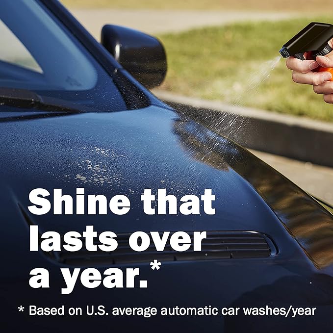 Nu Finish Water-Repellent Ceramic and Graphene Technology Vehicle Finishing Kit, Car Shine - Includes Graphene Coating Spray and Microfiber Towel